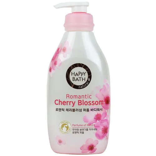 Лосьон для тела Happy Bath Romantic Cherry Blossom Perfume Body Lotion с ароматом цветов вишни, 450 мл.