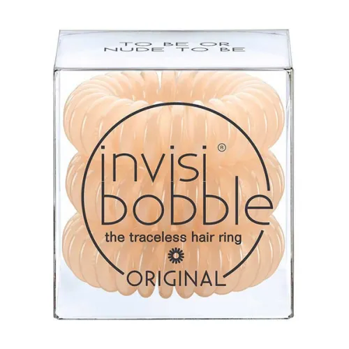 Резинка-браслет для волос «персиковая» Invisibobble Original to Be or Nude to Be
