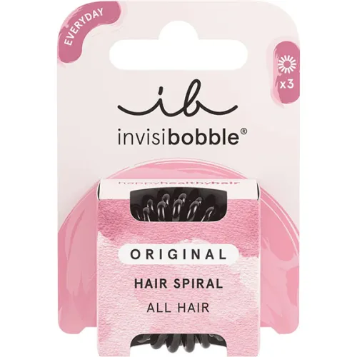 Резинка-браслет для волосся «чорна» Invisibobble Original True Black