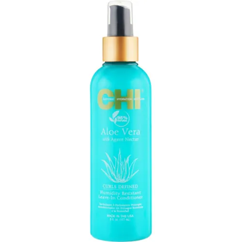 Незмивний кондиціонер для захисту волосся від вологості CHI Aloe Vera Humidity Resistant Leave-In Conditioner, 177 мл.