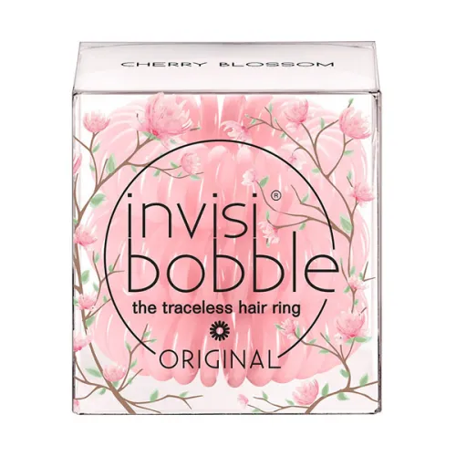 Резинка-браслет для волос «розовая» Invisibobble Secret Garden Cherry Blossom