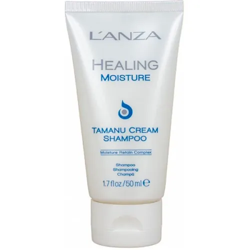 Відновлюючий крем-шампунь для волосся L’anza Healing Moisture Tamanu Cream Shampoo з олією таману, 50 мл.