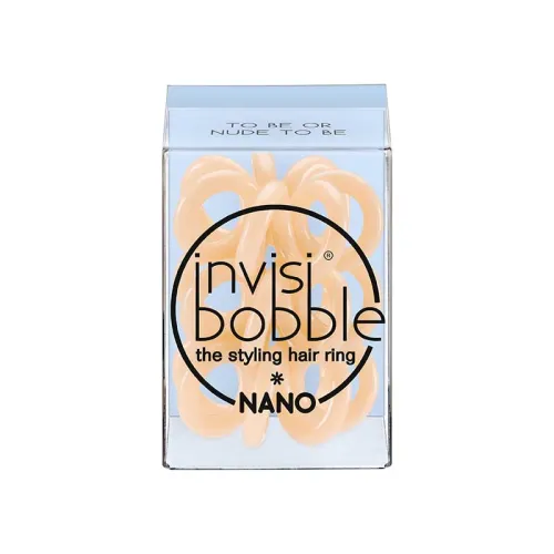 Нано резинка для волосся «персикова» Invisibobble Nano to Be or Nude