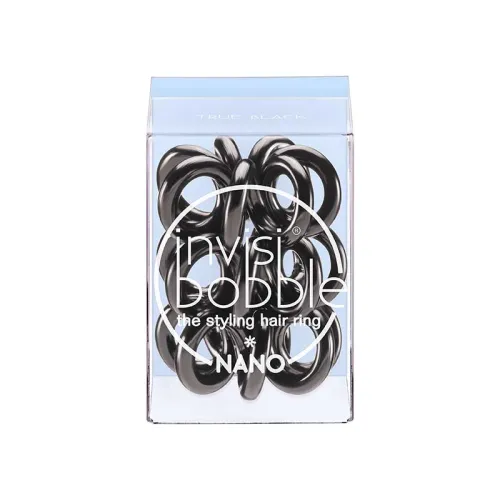 Нано резинка для волосся «чорна» Invisibobble Nano True Black