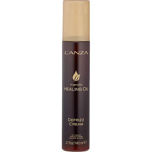 Розгладжуючий крем для волосся L’anza Keratin Healing Oil Defrizz Cream з кератиновим еліксиром, 140 мл.