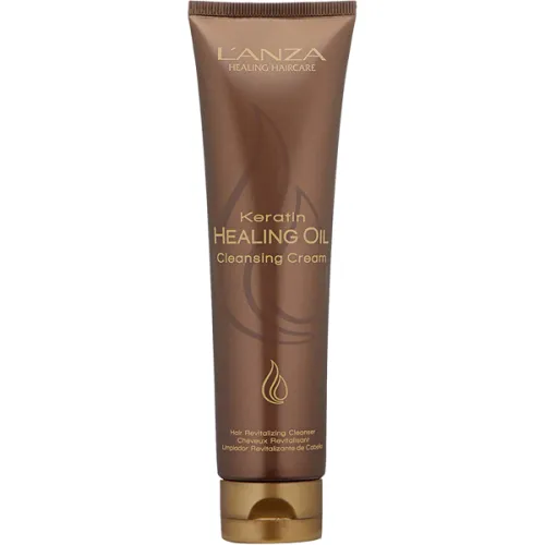 Освіжаючий крем-шампунь для волосся L’anza Keratin Healing Oil Cleansing Cream з кератиновим еліксиром, 100 мл.