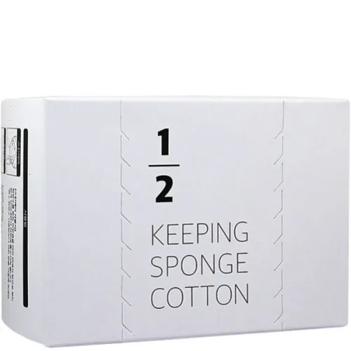 Серветки для очищення шкіри обличчя Ottie 1/2 Keeping Sponge Cotton з натуральної бавовни
