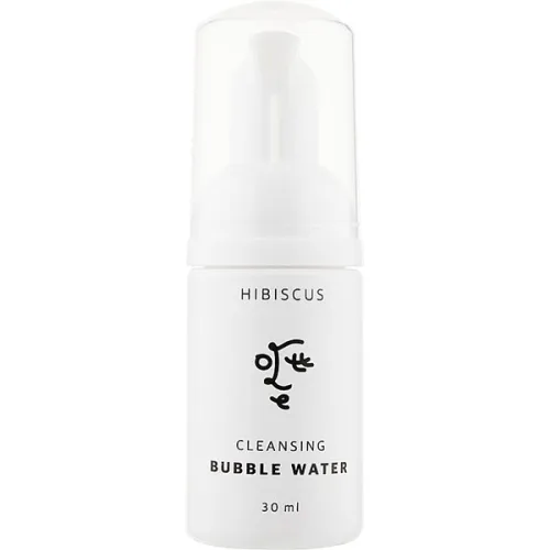 Мицеллярная вода Ottie Hibiscus Cleansing Bubble Water с экстрактом гибискуса и пребиотиками, 30 мл.