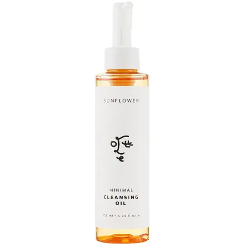 Гидрофильное масло для чувствительной кожи лица Ottie Sunflower Minimal Cleansing Oil с маслом подсолнуха, 155 мл.