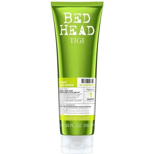Укрепляющий шампунь для нормальных волос Tigi Bed Head Urban Antidotes Re-Energize Shampoo, 250 мл.