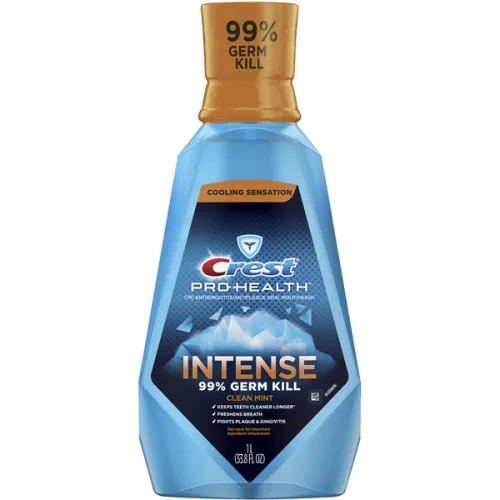 Ополаскиватель для интенсивного очищения полости рта Crest Pro-Health Intense Mouthwash Clean Mint, 1000 мл.