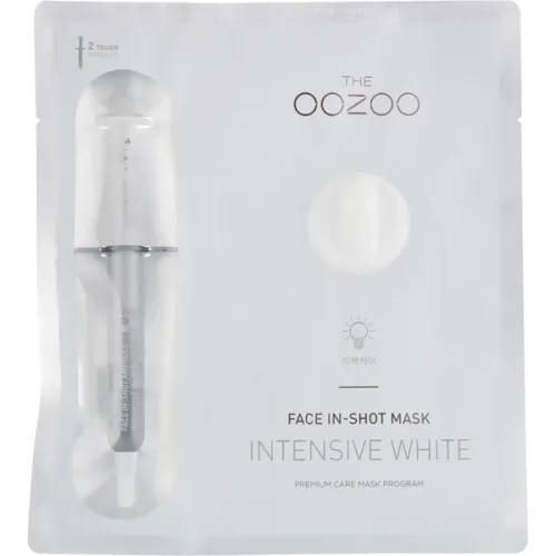 Маска The OOZOO Face In-Shot Mask Intensive White с ниацинамидом для осветления кожи лица, 2.8 мл. и 27 мл.