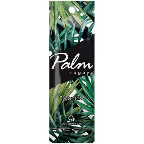Крем для загара в солярии California Tan Palm Agave Intensifier Step 1 с нектаром агавы, 15 мл.