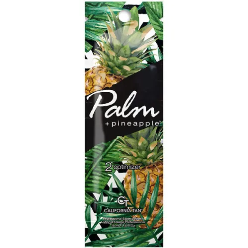 Крем для засмаги в солярії California Tan Palm Pineapple Optimizer Step 2 з бронзаторами та нектаром ананасу, 15 мл.