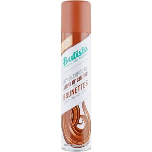 Сухой шампунь для брюнеток Batiste Dry Shampoo A Hint of Color Beautiful & Brunette, 200 мл.