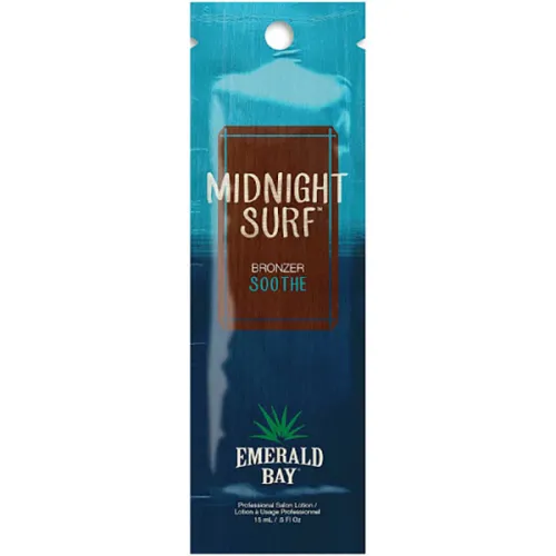 Крем для загара в солярии Emerald Bay Midnight Surf с бронзаторами, 15 мл.