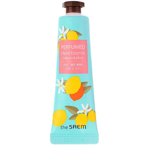 Парфумований крем-есенція для рук The Saem Perfumed Hand Essence Lemon & Mint з екстрактом лимона та м’яти, 30 мл.