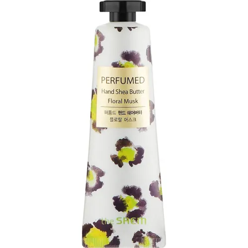 Парфюмированный крем-эссенция для рук The Saem Perfumed Hand Shea Butter Floral Musk с экстрактом мускуса, 30 мл.