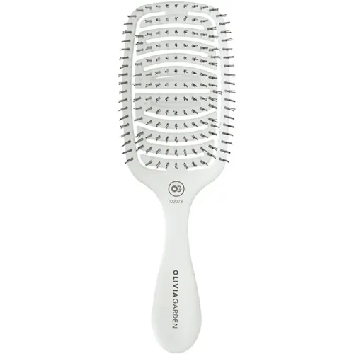 Щітка для тонкого волосся Olivia Garden Flex Fine Ice White
