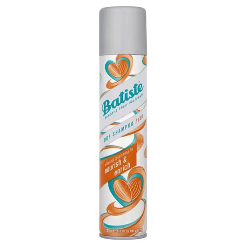 Сухой шампунь Batiste Dry Shampoo Plus Nourish & Enrich с экстрактом миндаля, 200 мл.