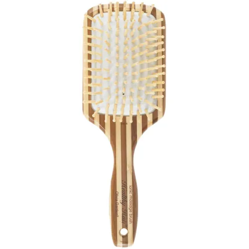 Щітка для волосся масажна бамбукова Olivia Garden Healthy Hair Large Paddle HH4