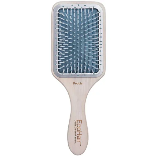 Щітка для волосся бамбукова Olivia Garden EcoHair Paddle з нейлоновою щетиною