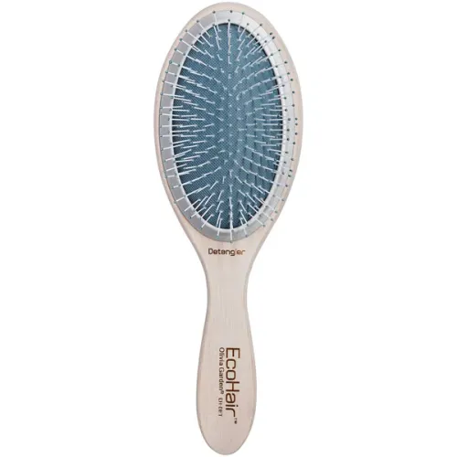 Щітка для волосся бамбукова Olivia Garden EcoHair Detangler з нейлоновою щетиною