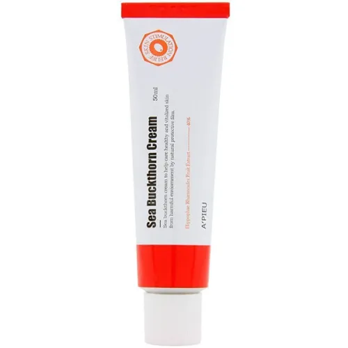 Восстанавливающий крем для лица A’pieu Sea Buckthorn Cream с экстрактом облепихи, 50 мл.