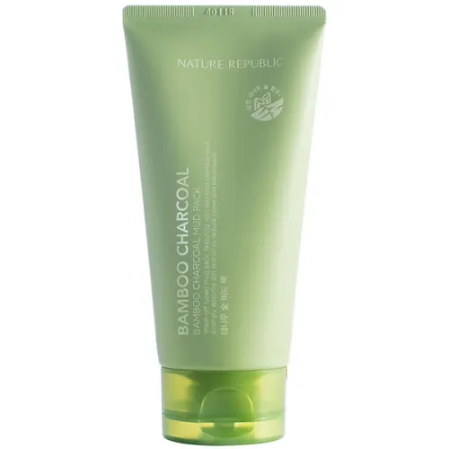 Глиняная маска для лица Nature Republic Bamboo Charcoal Mud Pack с бамбуковым пеплом, 150 мл.