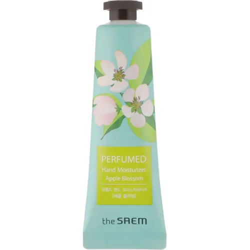 Парфумований крем-есенція для рук The Saem Perfumed Hand Moisturizer Apple Blossom з екстрактом квітів яблуні, 30 мл.