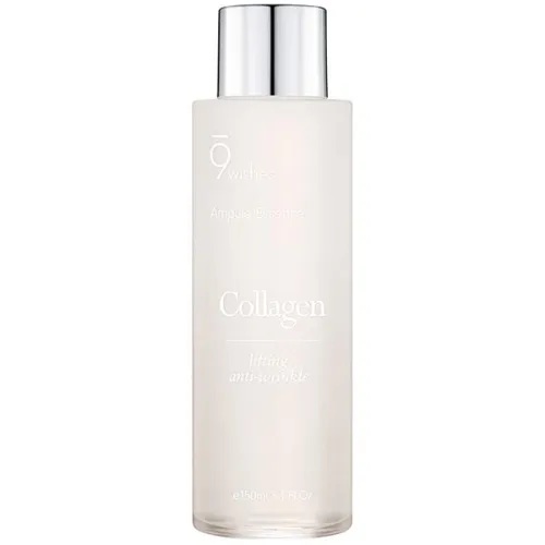 Антивікова есенція для обличчя 9 Wishes Collagen Ampule Essence з колагеном, 150 мл.