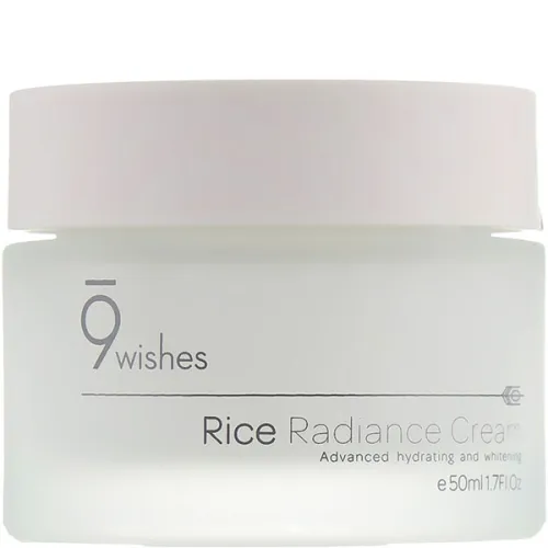 Осветляющий крем для лица 9 Wishes Rice Radiance Cream с экстрактом рисовых отрубей, 50 мл.