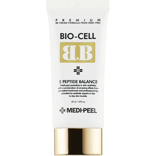 Відновлюючий ВВ-крем для обличчя Medi Peel Bio-Cell BB Cream зі стовбуровими клітинами, 50 мл.