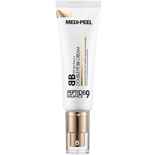 Омолоджуючий BB-крем для обличчя Medi Peel Peptide9 Double Fit BB Cream SPF33+ PA+++ з пептидним комплексом, 50 мл.