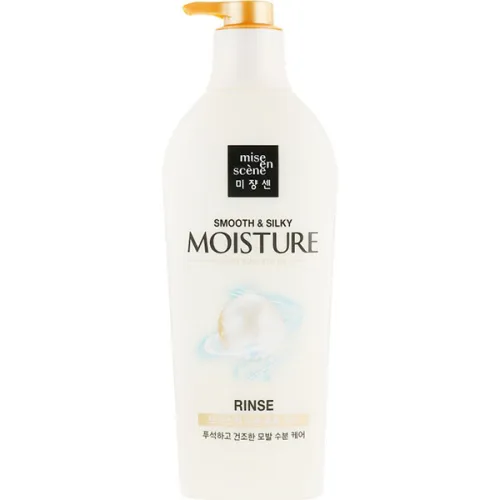 Зволожуючий кондиціонер для волосся Mise en Scene Pearl Smooth & Silky Moisture Rinse з бджолиним маточним молочком, 780 мл.