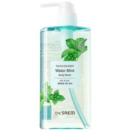 Парфюмированый гель для душа «мята» The Saem Touch On Body Body Wash Water Mint, 300 мл.