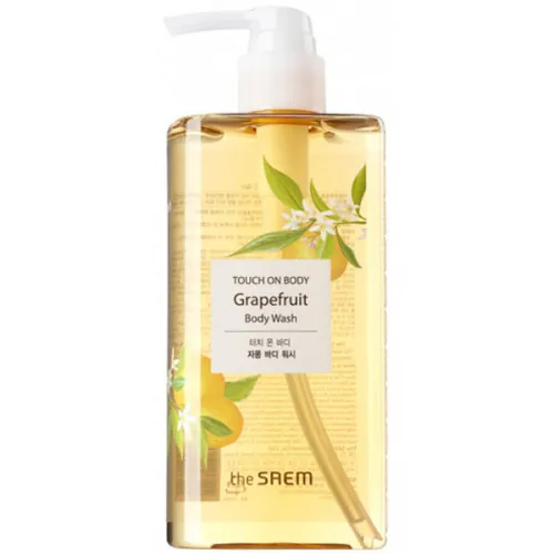 Парфюмированый гель для душа «грейпфрут» The Saem Touch On Body Body Wash Grapefruit, 300 мл.