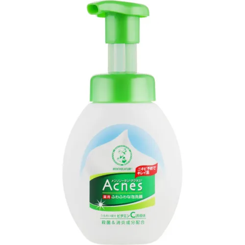 Лечебная пенка для умывания против акне Mentholatum Acnes Medicated Foaming Wash, 160 мл.