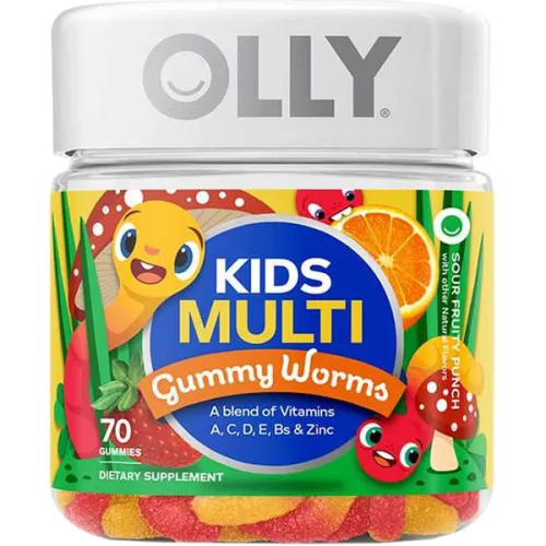 Мультивитаминный жевательный комплекс для детей от 2 лет OLLY Kids Multi Gummy Worms