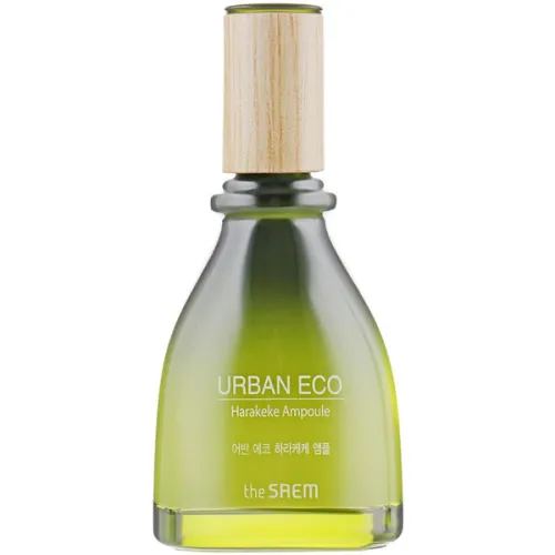 Ампульная сыворотка для лица The Saem Urban Eco Harakeke Ampoule с экстрактом новозеландского льна, 45 мл.