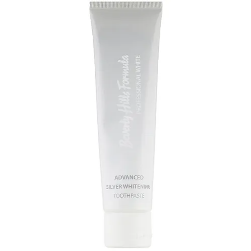 Відбілююча зубна паста Beverly Hills Formula Professional White Advanced Silver Whitening з екстрактом срібла, 100 мл.