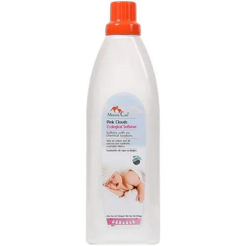 Пом’якшувач для прання дитячих речей «рожеві хмари» Mommy Care Pink Clouds Ecological Fabric Softener, 1000 мл.