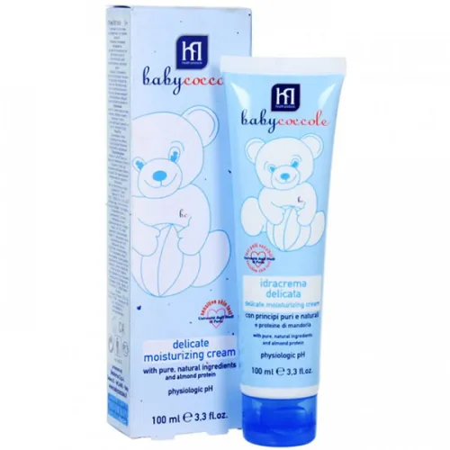 Увлажняющий крем для новорожденных и маленьких детей Babycoccole Delicate Moisturizing Cream, 100 мл.