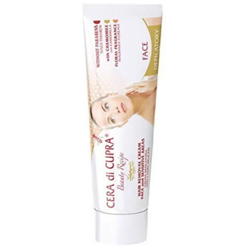 Крем для депиляции лица для чувствительной кожи Cera di Cupra Hair Removal Cream Face & Sensitive Areas, 50 мл.
