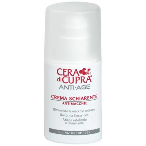 Антивозрастной крем для лица против пигментных пятен Cera di Cupra Anti-Age Lightening Cream, 30 г.