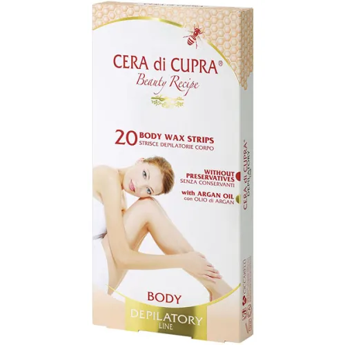 Полоски для депиляции для чувствительной кожи Cera di Cupra Beauty Recipe Body Wax Strips