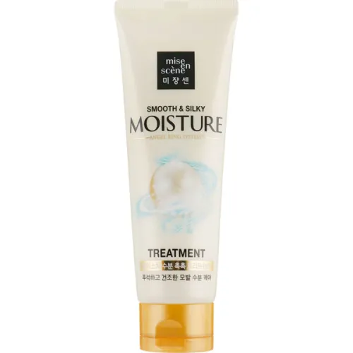 Зволожуюча маска для блиску волосся Mise en Scene Pearl Smooth & Silky Moisture Treatment, 180 мл.