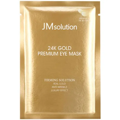 Преміум-патчі для очей JMsolution 24K Gold Premium Eye Mask з екстрактом золота, 4 мл.