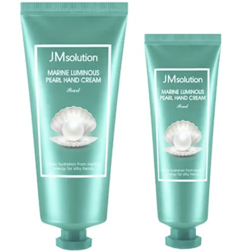 Набір зволожувальних кремів для рук JMsolution Marine Luminous Pearl Hand Cream з екстрактом перлів, 50 мл. + 100 мл.