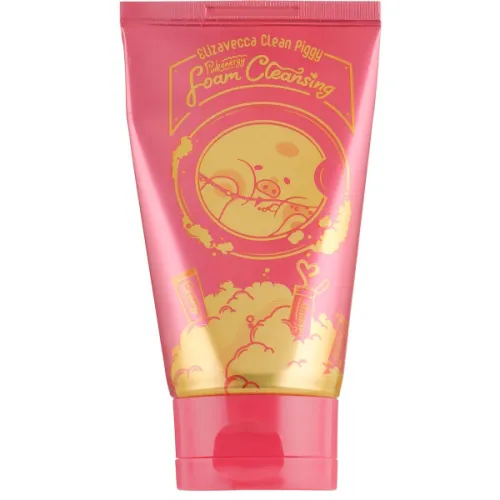 Пенка для умывания Elizavecca Clean Piggy Pink Energy Foam Cleansing, 120 мл.